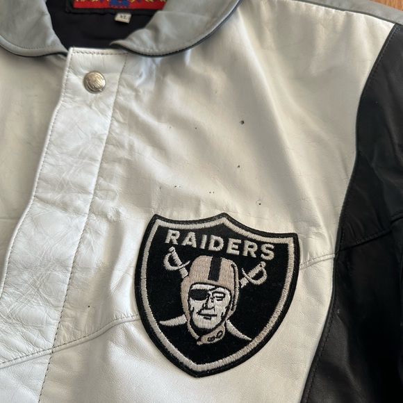 JH RAIDERS LEATHER JACKET XL - Picture 4 of 7